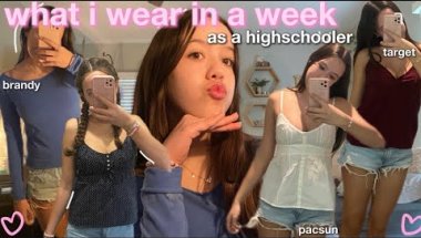 What I Wear In A Week *highschool edition*🫶⭐️