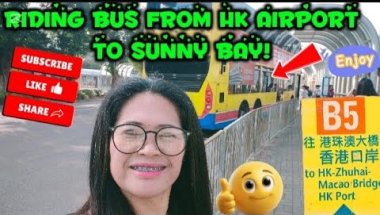 RIDING BUS B5 TO SUNNY BAY HK@Irenecerillochannel6263