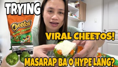 TRYING VIRAL CHEETOS WITH CREAM CHEESE AND BELL PEPPER! MASARAP BA O HYPE LANG! Abengvlogs