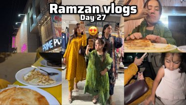 Ramzan vlogs | 26 ramzan | finally aj sehri bahr ki | last moment eid shopping | reema aly