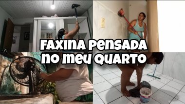 VLOG:FAXINA PENSADA NO MEU QUARTO😅