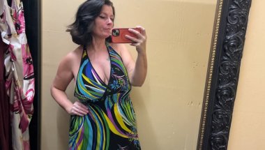 Goodwill try on #fittingroomtryon #goodwill