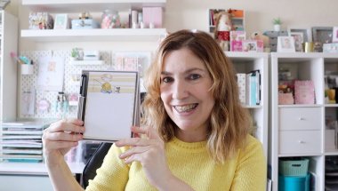 Scrapbooking | Tutorial - Suporte para Bloco de Notas