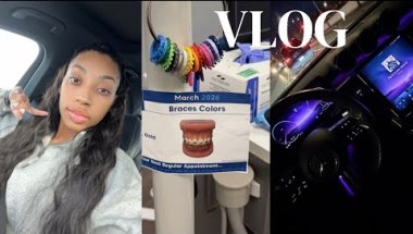 VLOG | HAIR APPT + NEW CAR + 8 MONTH BRACES UPDATE