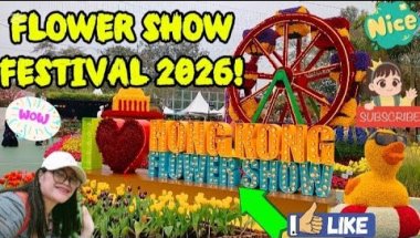 HONG KONG FLOWER SHOW FESTIVAL 2026.VICTORIA PARK CUSWA BAY@irenecerillochannel6263