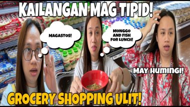 GROCERY SHOPPING ULIT! MONGGO AND FISH FOR LUNCH! KAILANGAN MAGTIPID! MAGASTOS AKO! Abengvlogs