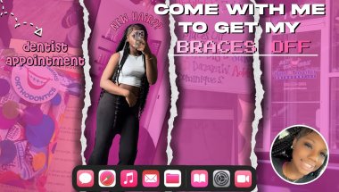 come with me to get my braces off …. They took all my aura