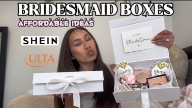 BRIDESMAIDS PROPOSAL BOXES | Affordable Ideas - SHEIN and Ulta