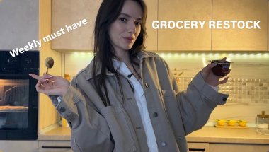 come GROCERY SHOPPING with me + haul, fridge restock🛒 | SANDRA BUICA