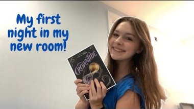 Come on a sleepover with me in my new room! 📚 ⭐️