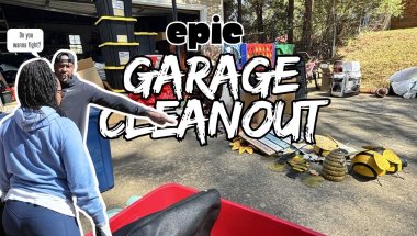 Garage Clean Out in ONE DAY!...Marriage Tested 😩