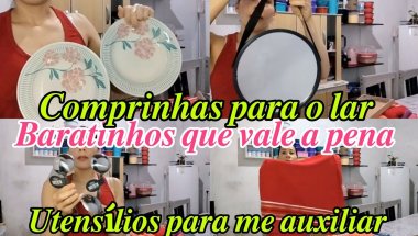 😀COMPRINHAS PARA O LAR/😊BARATINHOS QUE VALE A PENA @casinhadadebora2041