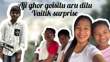Ghoroloi jua agt dental clinic jbo logia hol 😮‍💨 | vaitik aji dilu surprise 🤭😁#travel #braces #home