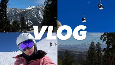 VLOG // уехали кататься в снег // мини трип в Mammoth //