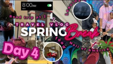 MINNESOTA VLOG DAY 4 🚗 (spring break) | Mall of America, Mirror maze, Road trip  | Brya Life