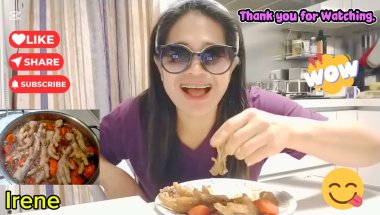 TARA EAT CHICKEN FEET#yummy@irenecerillochannel6263