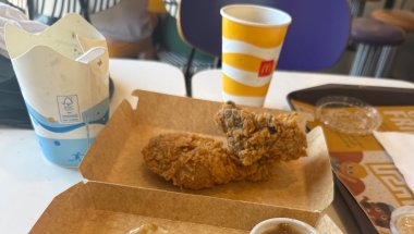 Lunch with kids at McDonald’s ❤️