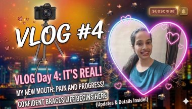 🦷 Vlog Day 4: The Real Braces Struggle! 🦷