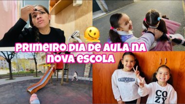Primeiro dia de aula na nova escola, confundi o horário 😵‍💫