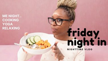 Perfect Friday Night In | Starting 30 Day Yoga Challenge, Making Viral Meal, Shower Routine + more!