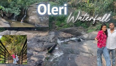 Hidden Waterfall in kollam anchal 😍 | Oleri Falls in Anchal 🌿✨