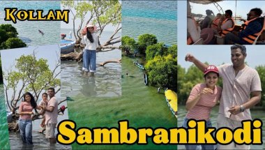Walking on Water in Kerala?! 😲 Real Experience at Sambranikodi #sambranikodi #kollam