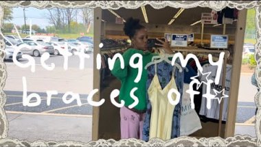 I GOT MY BRACES OFF VLOG (Productive Day in My Life) || athenna!