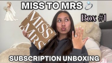 MISS TO MRS Subscription Unboxing | Box #1
