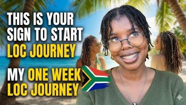 ‼️🇿🇦1 WEEK LOC JOURNEY ON FINE 4C HAIR: TWO STRAND TWISTS🔒