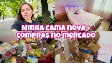 Minha cama nova, Novidade, Compras da semana, Organizando o AP, Rotina do dia corrido 😮‍💨