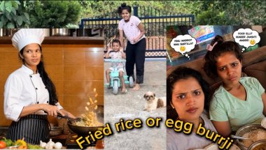 Cute Cycling Moments ❤️ | Egg Fried Rice Disaster 😂🍳 #comedy