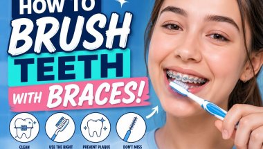 Brushing with Braces? Do It the RIGHT Way!🦷@veeravallisaisandeep5410