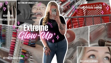 Extreme Glow-Up! Getting my Braces Off | DIYs | Getting my Nails Done | Self-Care Shopping 💖☁️