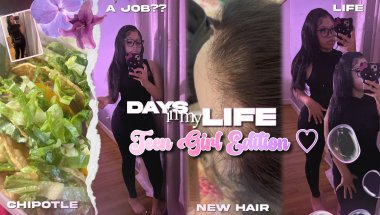 DAYS IN THE LIFE OF A TEENAGE GIRL ♡ New Job??, Wig Install, Chipotle Mukbang, Outings