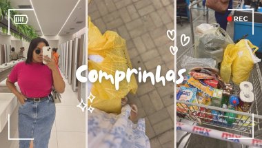 COMPRINHAS MORANDO SOZINHA | COMPRAS DA SEMANA + SHOPEE 🛍️✨