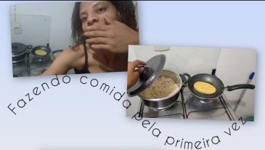 Fazendo comida pela primeira vez na casa nova+ será que deu ruim??