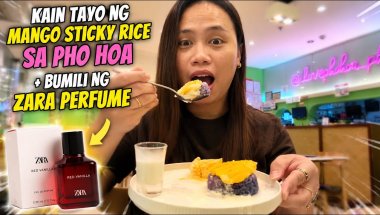 KAIN TAYO NG MANGO STICKY TICE + BUMILI NG ZARA PERFUME AT ROHTO EYE DROPS!