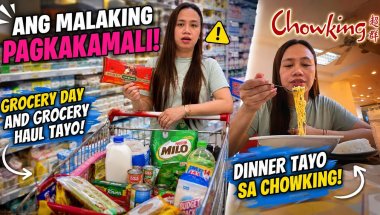 ANG MALAKING PAGKAKAMALI! GROCERY DAY! DINNER TAYO SA CHOWKING! GROCERY HAUL TAYO!