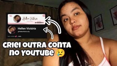 CRIEI OUTRA CONTA NO YOUTUBE - ME AJUDA LÁ POR FAVOR 🙏🥺🙏