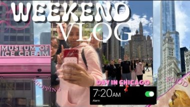 DAY IN CHICAGO VLOG | Ice cream museum & Harry Potter Store* | Brya Life