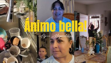 Doblamos ropa + lavamos trastes + recuerdos de un concurso del himno nacional