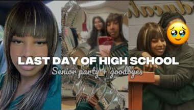 MY LAST VLOG IN HIGH SCHOOL | senior party + vlog* | Brya Life