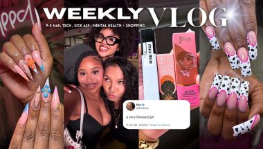 vlog ☆ 9-5 nail tech , enrolled in nursing school + *mentally* drained + I’m sick
