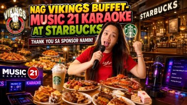 NAG VIKINGS BUFFET! | MUSIC 21 KARAOKE AT STARBUCKS KAMI! THANK YOU SA MGA SPONSOR!