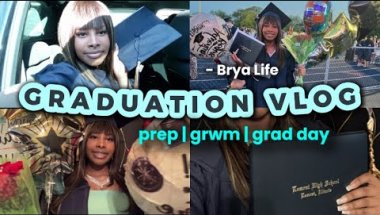 I GRADUATED HIGH SCHOOL!! | graduation vlog* | Brya Life