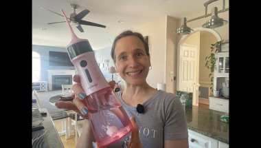 Invisalign wearers! You need one of these! #ad #amazoninfluencer #MySmile #Cordless #waterflosser