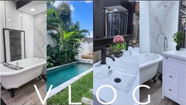 VLOG || HOME UPDATES || RENOVATING OUR POOL AREA & MASTER BATHROOM UPDATES || DIARY OF HOME MAKER