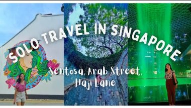 Solo Travel in Singapore | Orchard Library, Sentosa Island, Changi Airport at Night