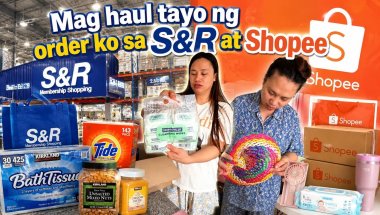 MAG HAUL TAYO NG ORDER KO SA S&R AT SHOPEE! BUMILI NA AKO NITO KASI LAGING BROWNOUT! | abrilalegata