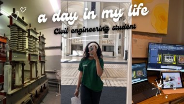 A day in my life as a Civil a Engineering Student 👷🏾‍♀️( and I got a SURPRISE….)